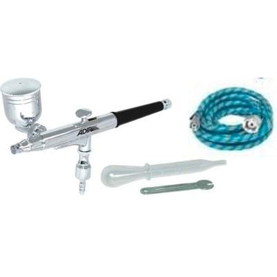 KIT DE AEROGRAFO PROFESIONAL MULTIPOSICIN  Y MANGUERA 