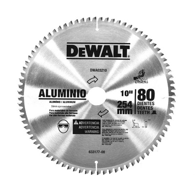Disco De Sierra DeWalt 10 PULG 80 Dientes